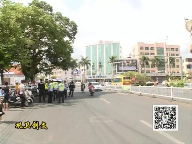 万宁公安交警部门集中整治交通违法行为
